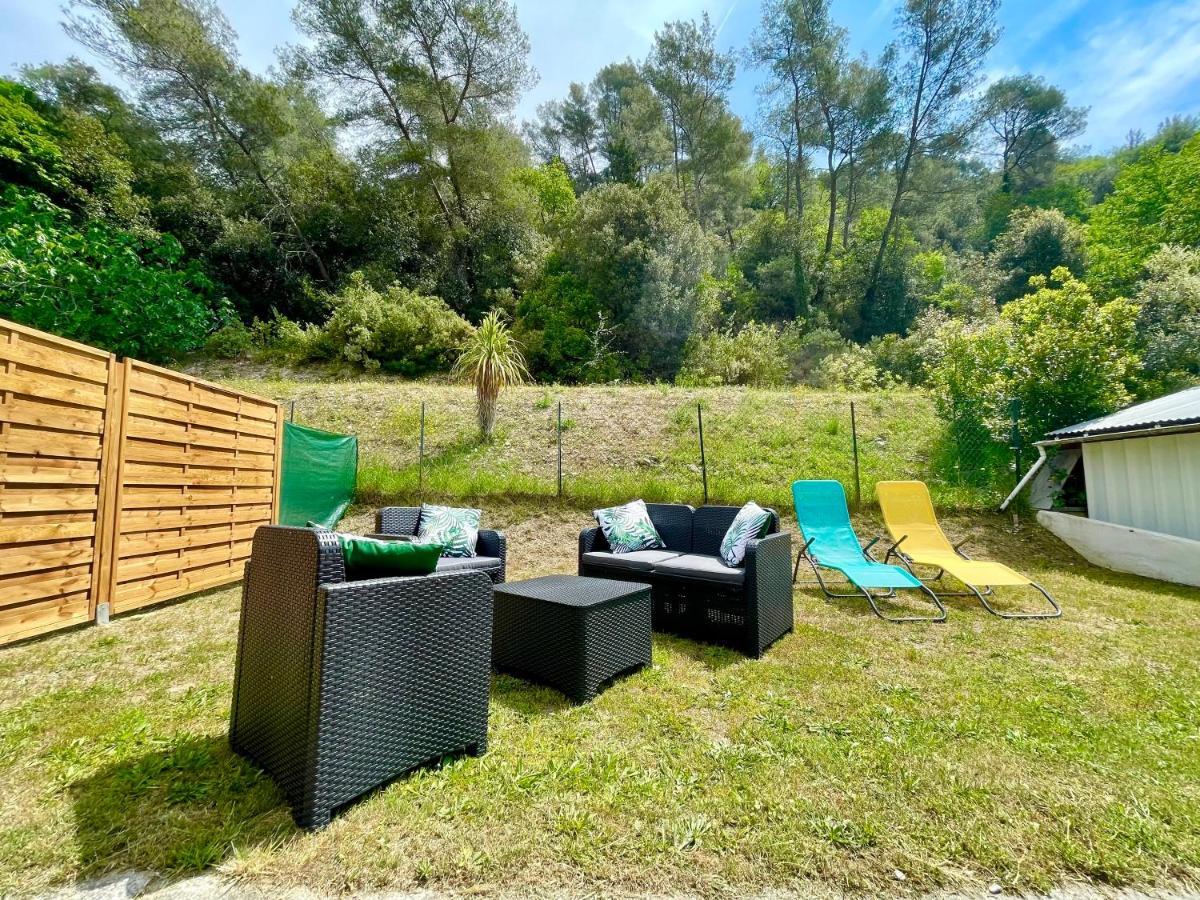 Cosy & Chill Appartements - 10 Min De La Mer - Jardin, Netflix, Terrasse, Fibre & Parking Cagnes-sur-Mer Exteriör bild